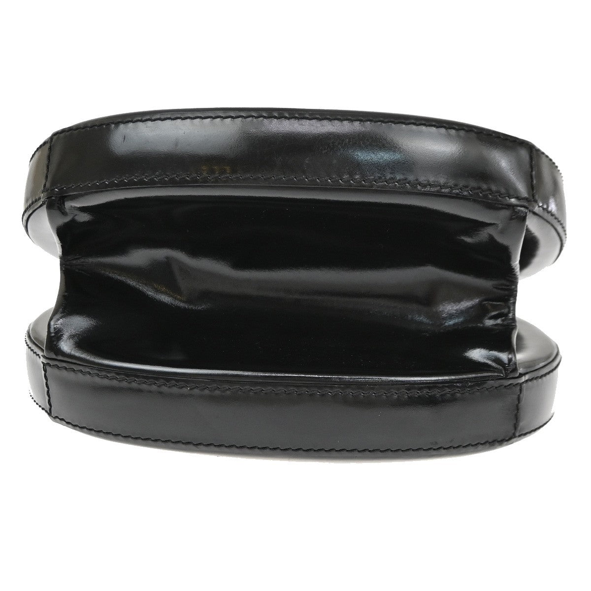 Loewe Anagram Leather, Black, Patent Leather, Tote Bag