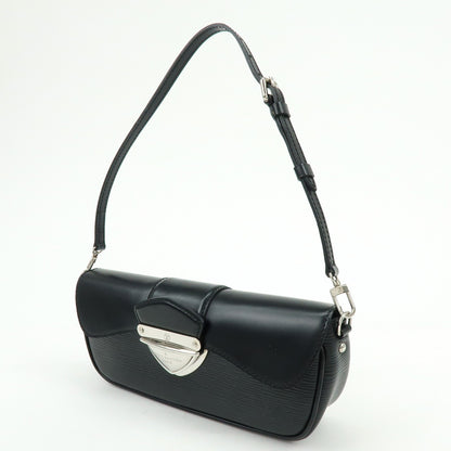 Louis Vuitton Montaigne Clutch Epi Leather, Black, Leather, Clutch