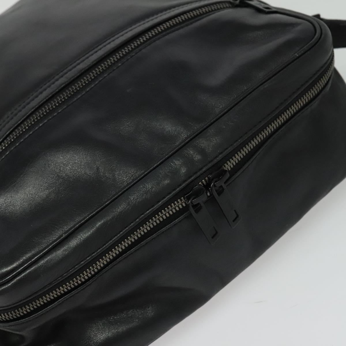 Louis Vuitton Clarkson Messenger Monogram Shadow Leather, Black, Leather, Crossbody Bag