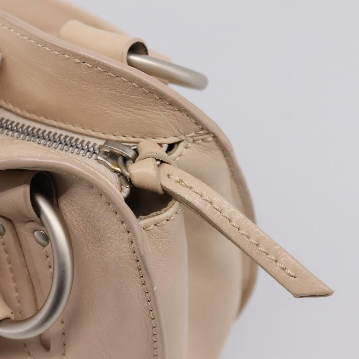 Celine Bittersweet Leather, Beige, Leather, Handbag