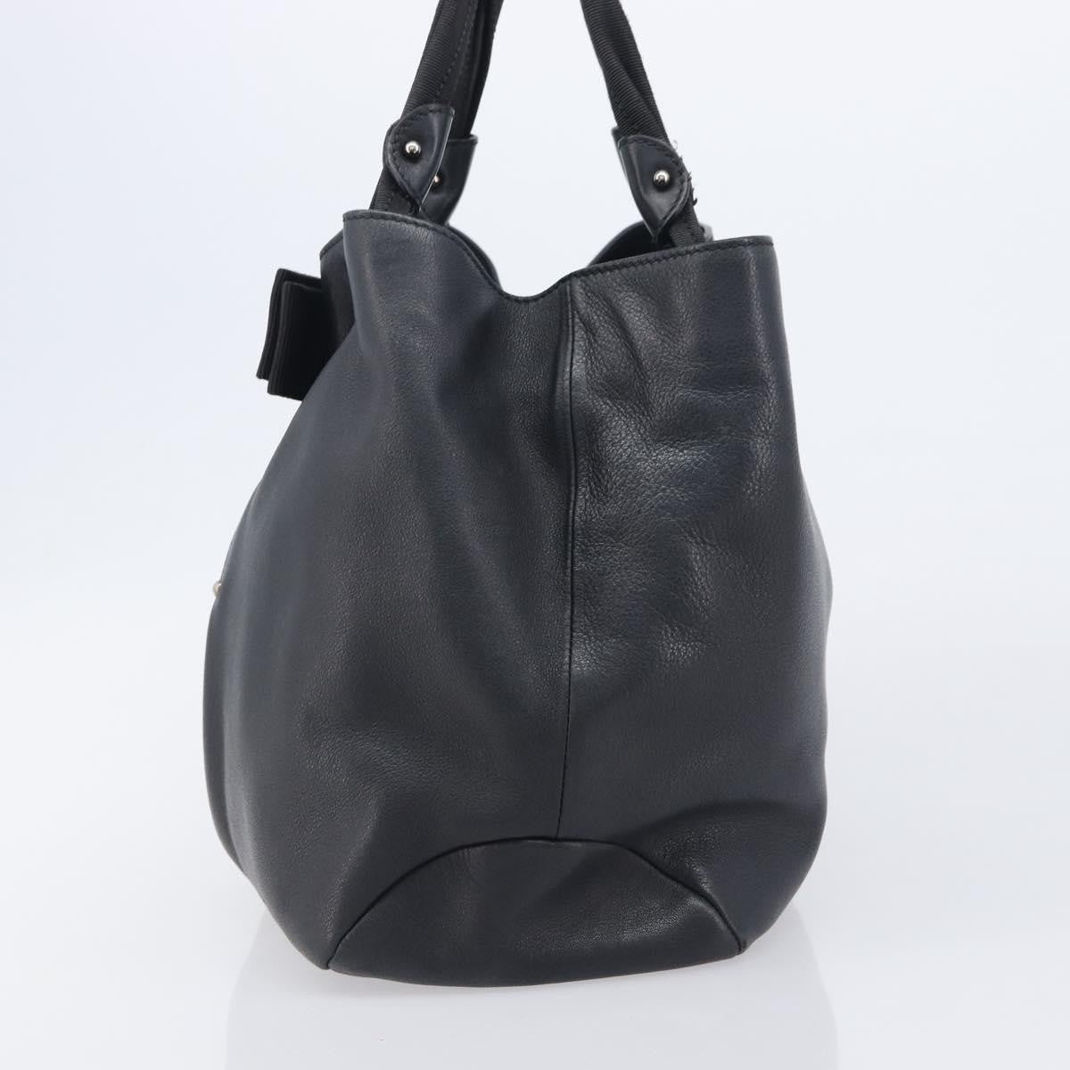 Salvatore Ferragamo Vala tote Leather, Black, Leather, Tote Bag