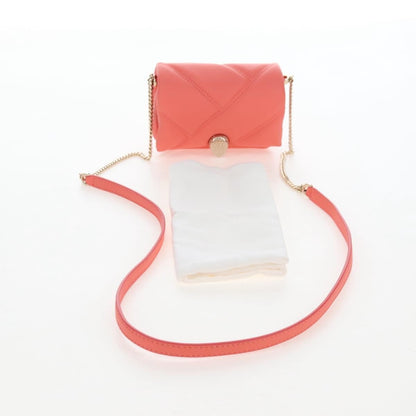 Bvlgari Serpenti Cabochon Diagonal Quilted Leather, Pink, Leather, Shoulder Bag