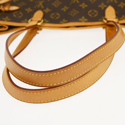 Louis Vuitton Batignolles Monogram Canvas, Brown, Canvas, Tote Bag