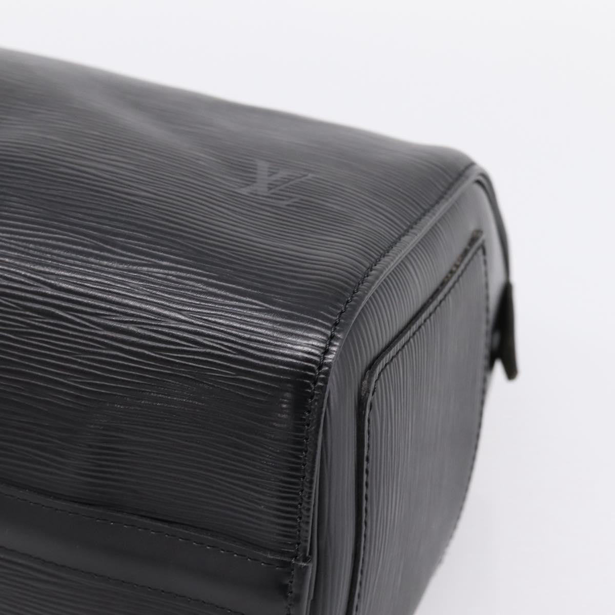 Louis Vuitton Speedy Epi Leather, Black, Leather, Handbag
