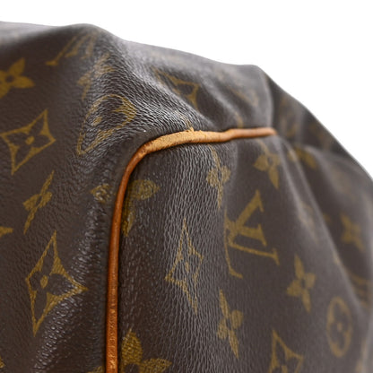 Louis Vuitton Keepall Monogram, Brown, Canvas, Travel Bag