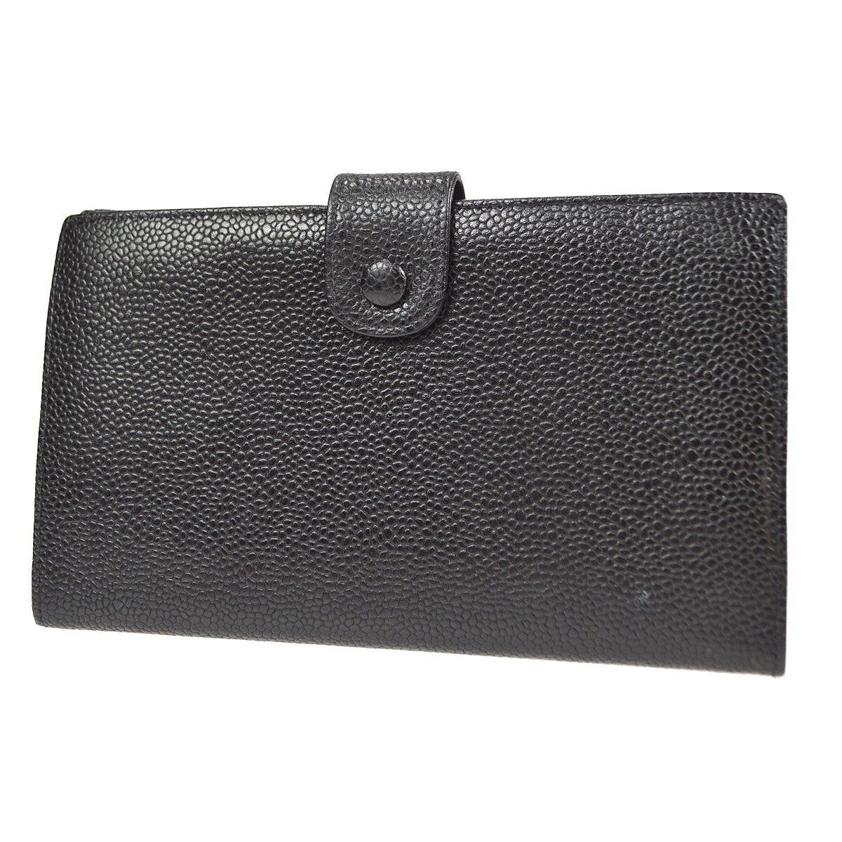 Chanel Timeless CC French Caviar, Black, Leather, Wallet