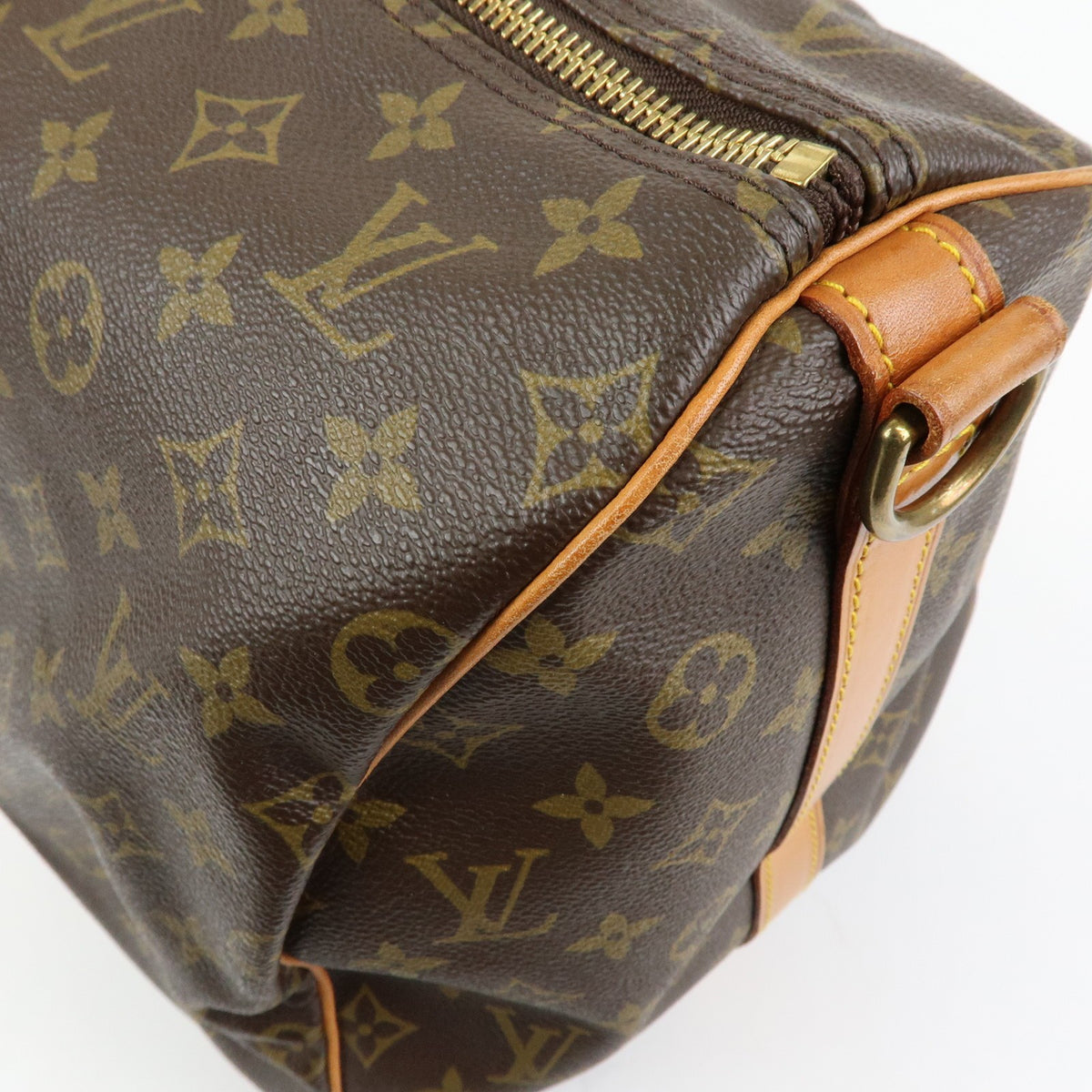 Louis Vuitton Keepall Bandouliere Monogram Canvas, Brown, Canvas, Travel Bag