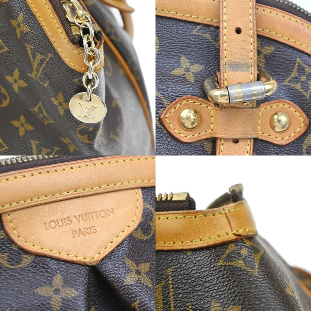 Louis Vuitton Tivoli Monogram Canvas, Brown, Canvas, Handbag