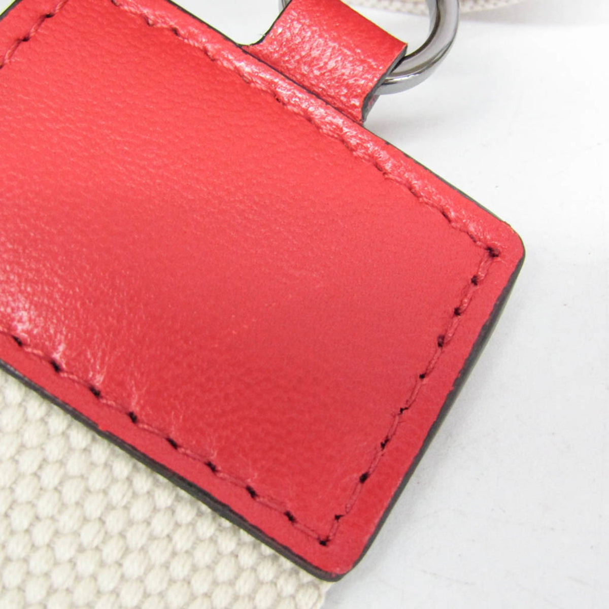 Valentino Garavani Atelier 01 Studded Canvas, Red, Canvas, Tote Bag