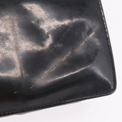 Chanel Vintage CC Wallet on Chain Patent, Black, Patent Leather, Crossbody Bag