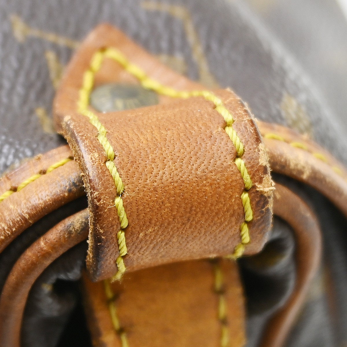 Louis Vuitton Saumur Canvas, Brown, Canvas, Shoulder Bag