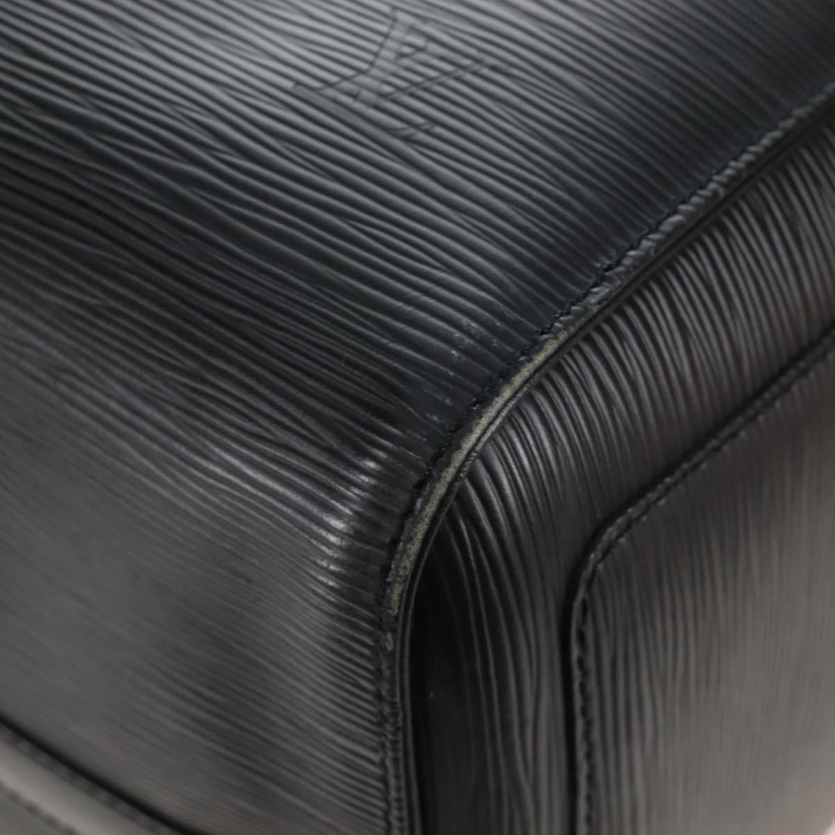 Louis Vuitton Keepall Epi Leather, Black, Leather, Travel Bag