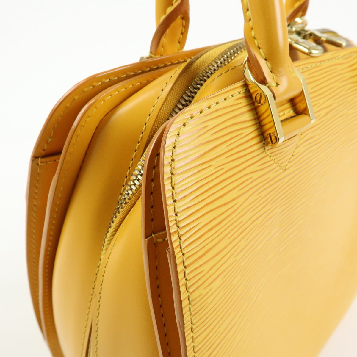 Louis Vuitton Pont Neuf Epi Leather, Yellow, Leather, Handbag