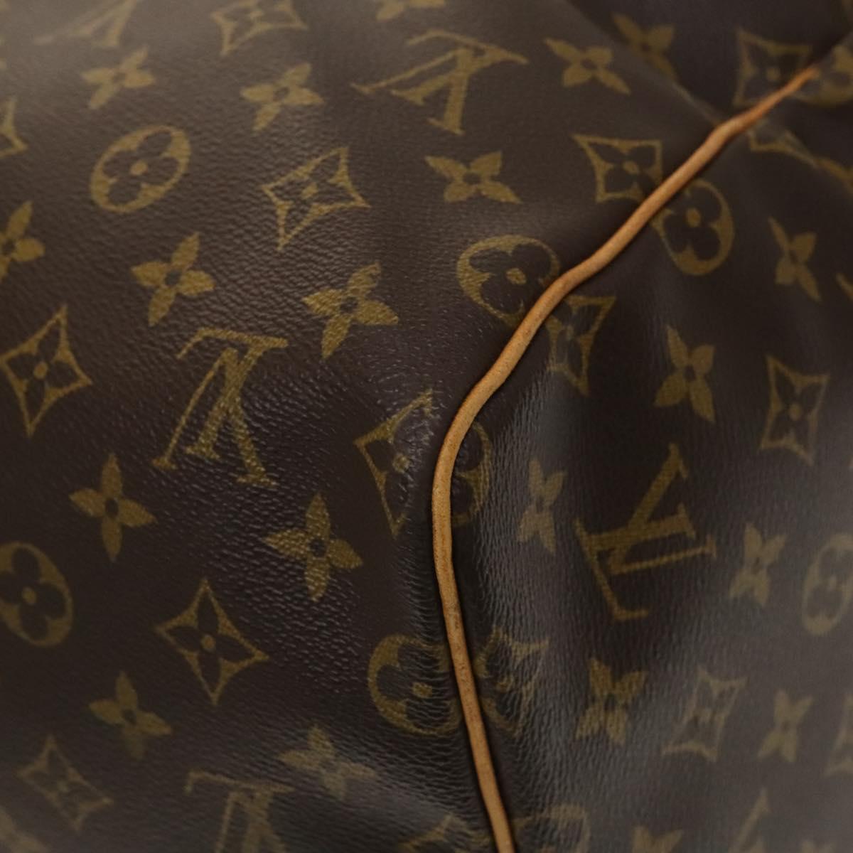 Louis Vuitton Keepall Bag Monogram Canvas, BROWN, CANVAS, Travel bag