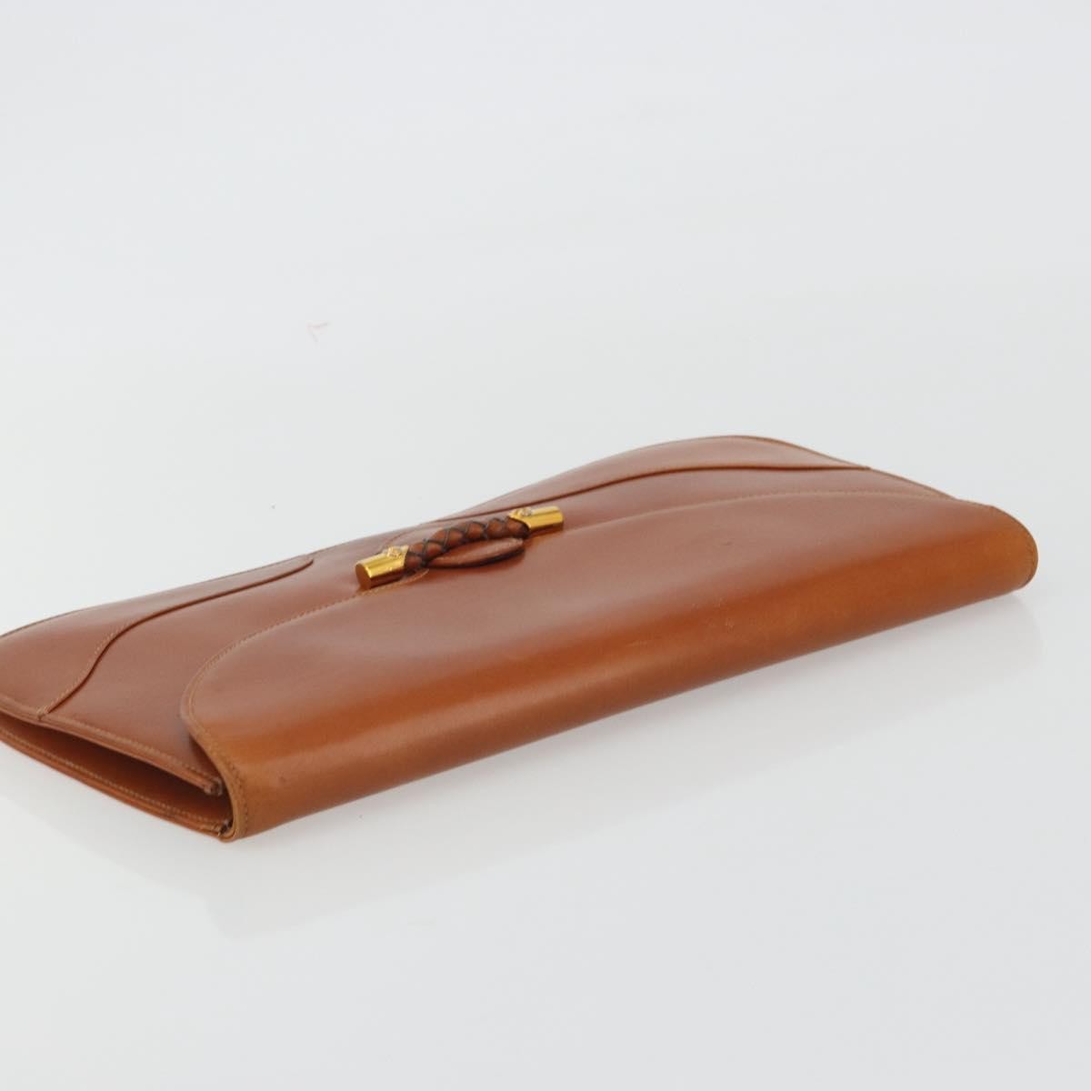 Gucci Vintage clutch Leather, Brown, Leather, Clutch