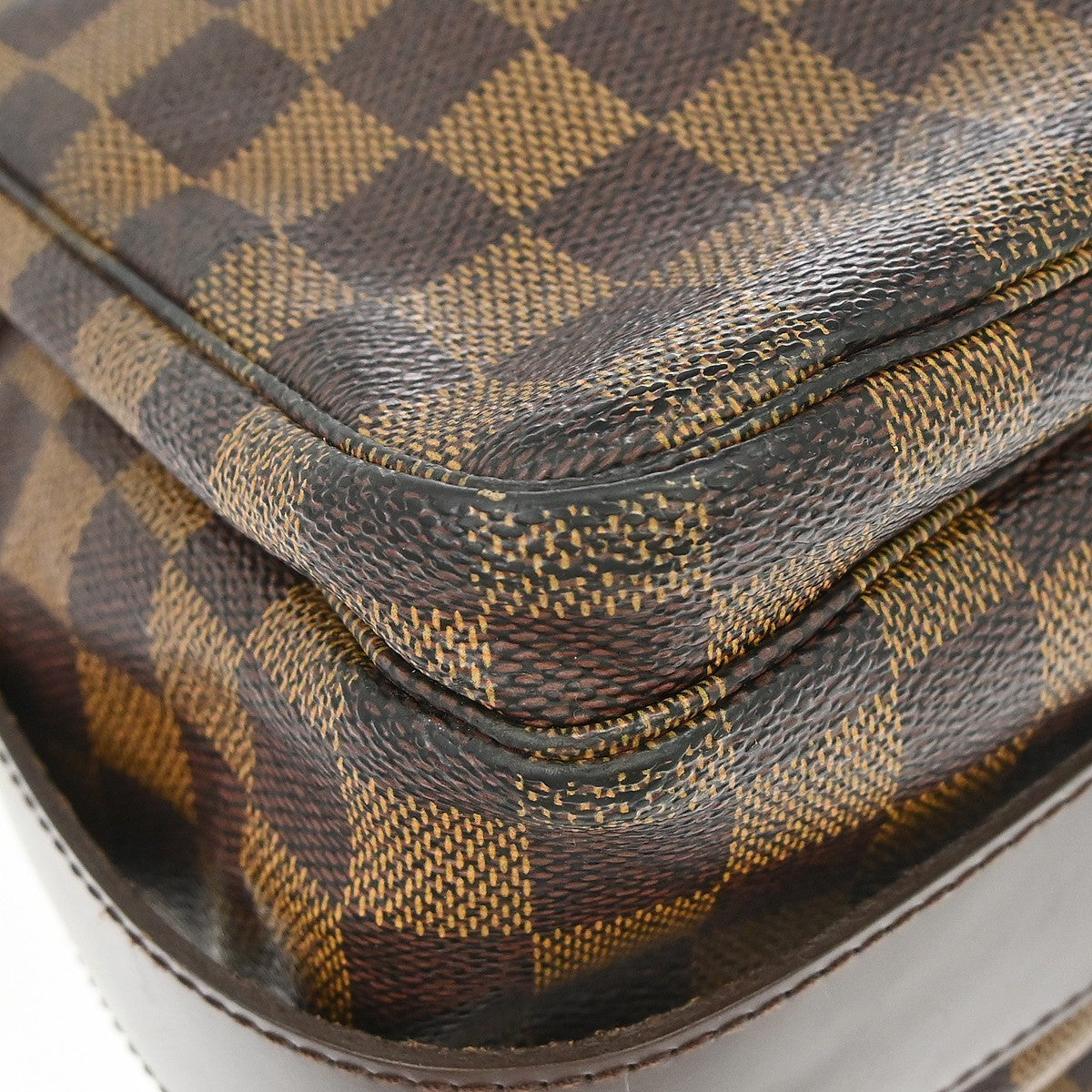 Louis Vuitton Naviglio Damier, Brown, Canvas, Shoulder Bag