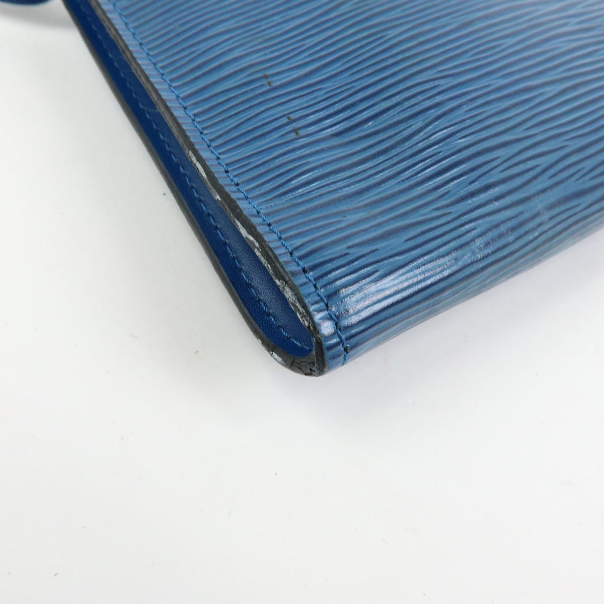 Louis Vuitton Pochette Accessoires Epi Leather, Blue, Leather, Clutch