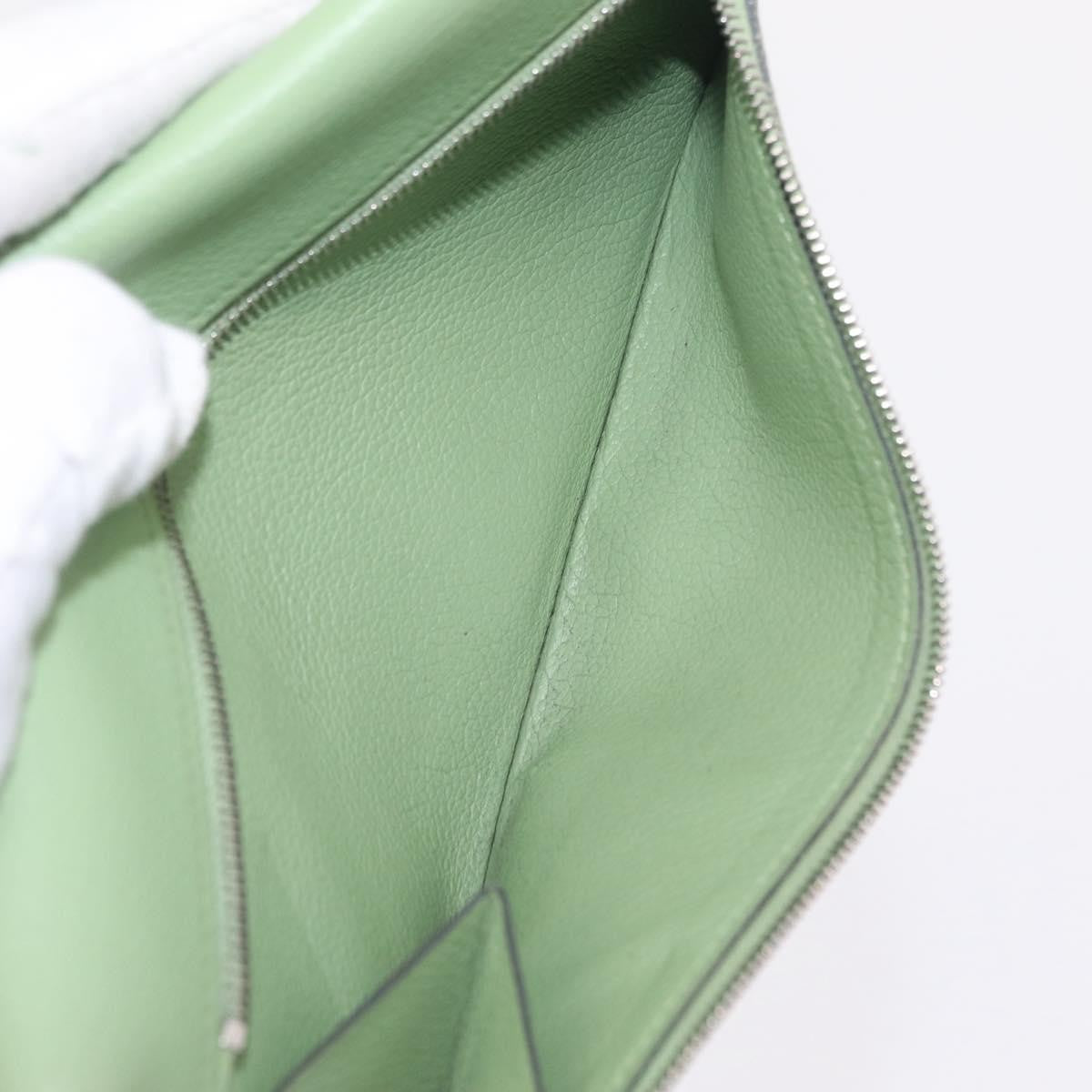 Hermes Dogon Recto Verso Leather, Green, Leather, Wallet