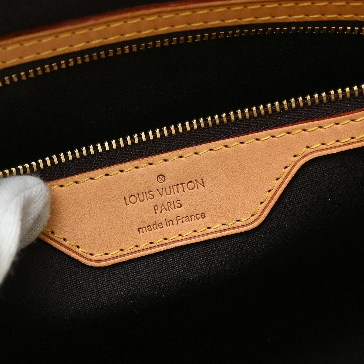 Louis Vuitton Brea Monogram Vernis, Purple, Patent Leather, Handbag