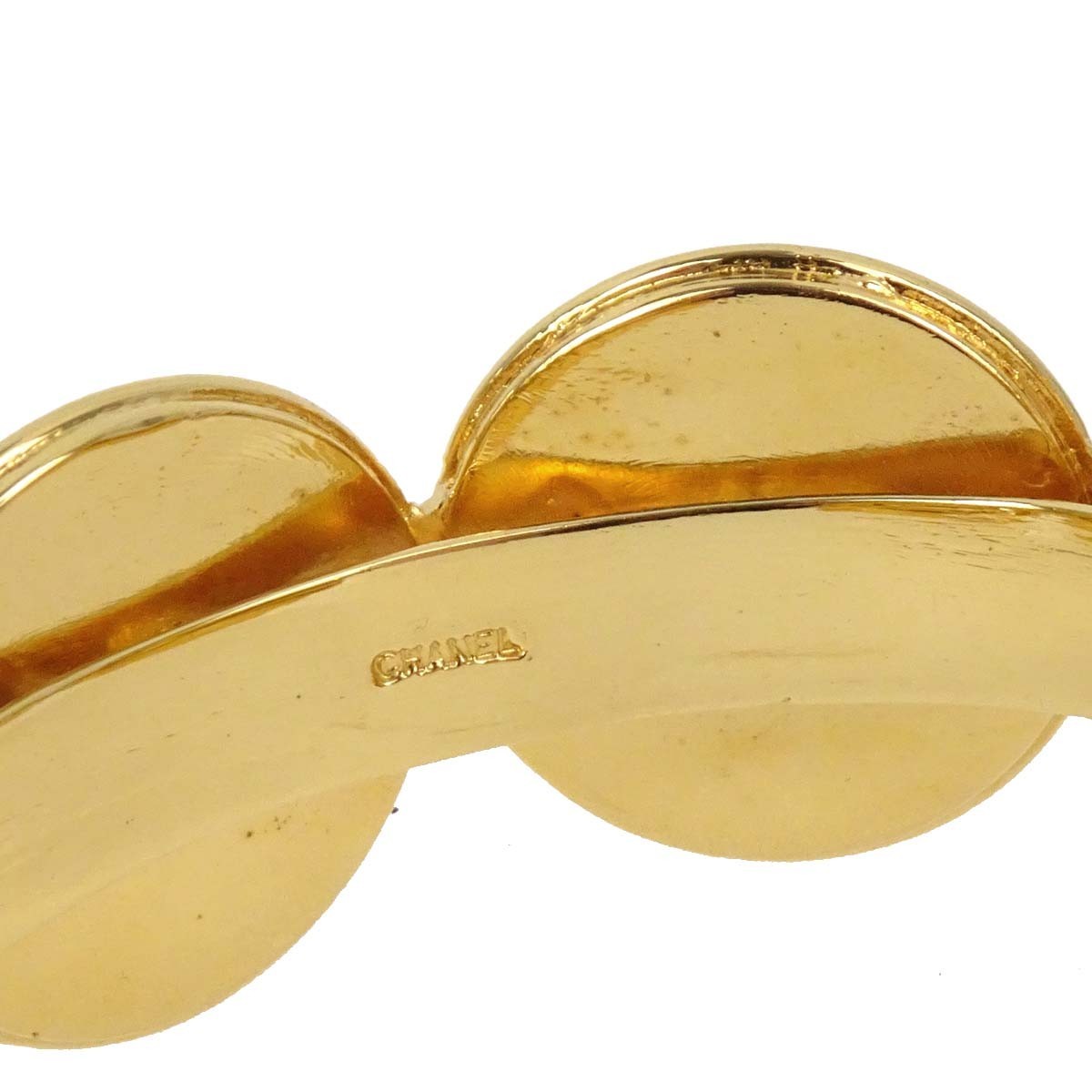 Chanel Vintage Bangle Gold-plated, Gold, Gold Plated, Bracelet
