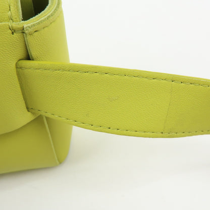 Bottega Veneta Cassette Belt Maxi Intrecciato Leather, Green, Leather, Clutch
