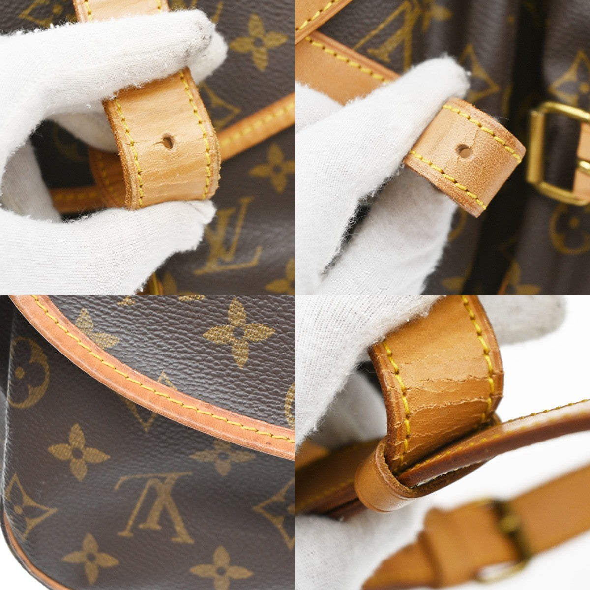 Louis Vuitton Saumur Monogram Canvas, Brown, Canvas, Shoulder Bag