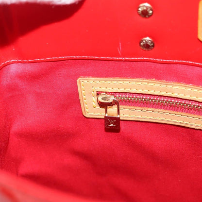 Louis Vuitton Reade Monogram Vernis, Red, Patent Leather, Handbag