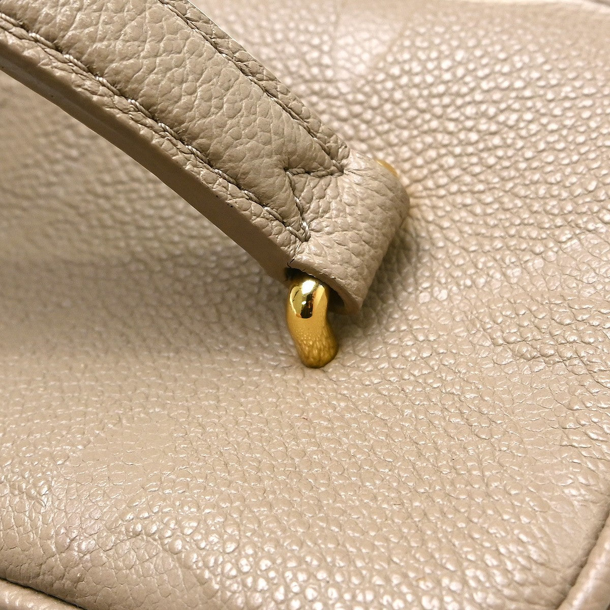 Louis Vuitton Vanity Monogram Empreinte Giant, Beige, Leather, Handbag