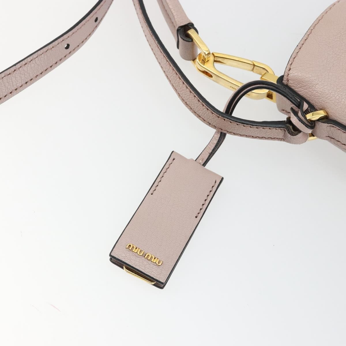 Miu Miu Madras Convertible Hobo Leather, Pink, Leather, Shoulder Bag