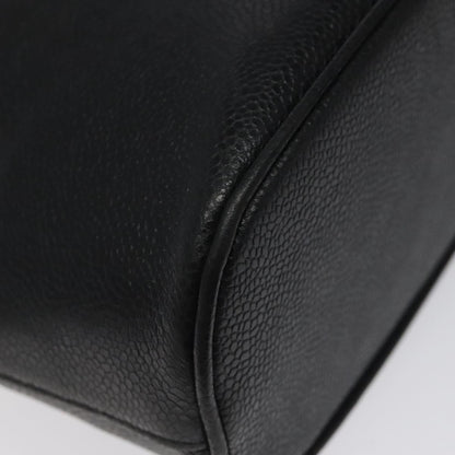 Chanel Vintage CC Dome Caviar, Black, Calfskin, Handbag
