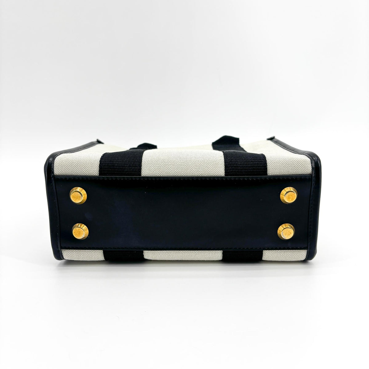 Balenciaga Hardware Canvas, Black, Canvas, Tote Bag