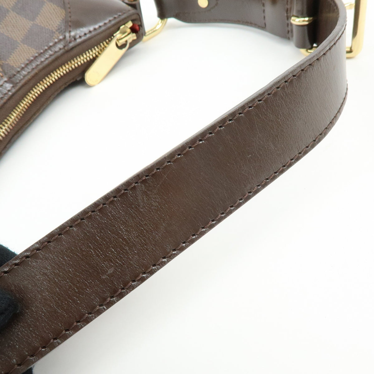 Louis Vuitton Thames Damier, Brown, Canvas, Handbag