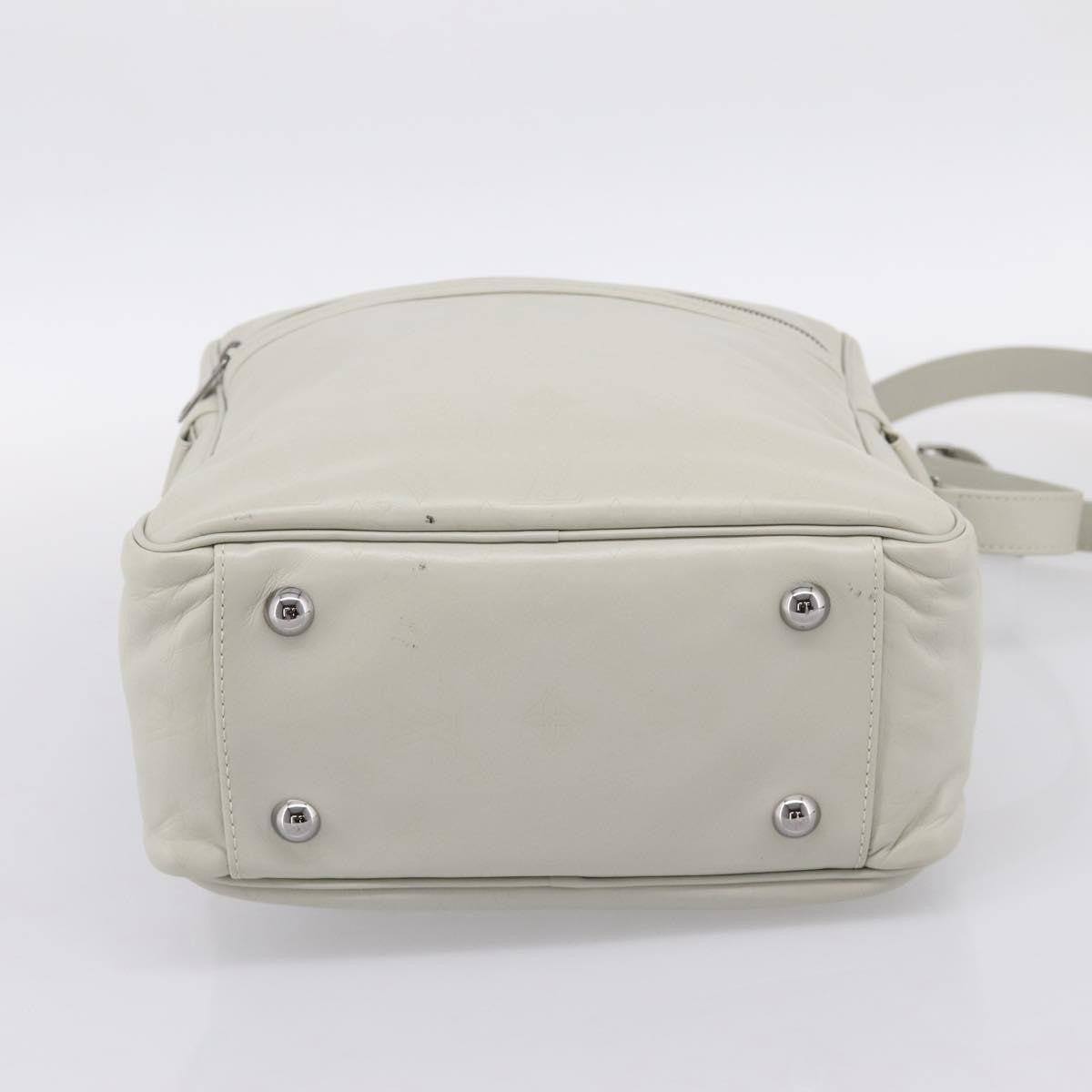 Louis Vuitton Clarkson Messenger Monogram Differ Leather, White, Canvas, Shoulder Bag