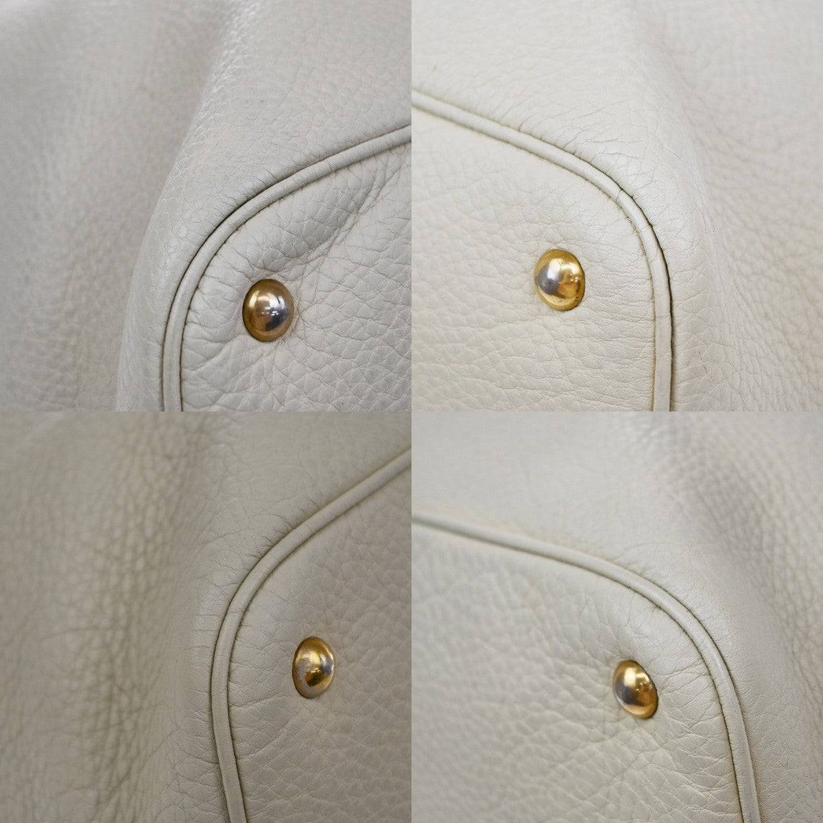 Gucci Twill Leather, Beige, Leather, Shoulder Bag
