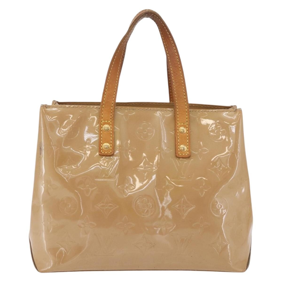 Louis Vuitton Reade Monogram Vernis, Brown, Patent Leather, Handbag