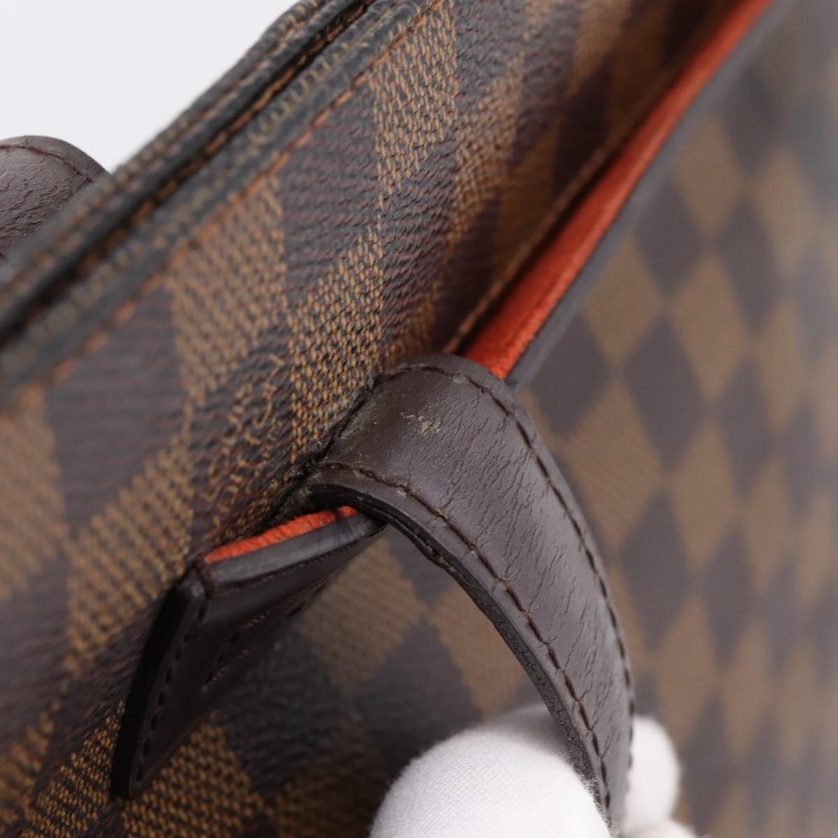 Louis Vuitton Parioli Damier Ebene, Brown, Canvas, Shoulder Bag
