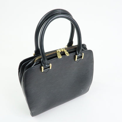 Louis Vuitton Pont Neuf Epi Leather, Black, Leather, Handbag