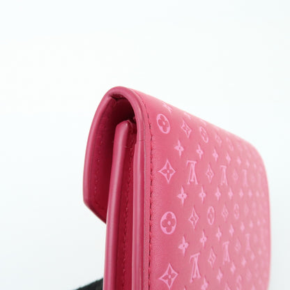 Louis Vuitton Victorine Nanogram Embossed Leather, Pink, Leather, Wallet