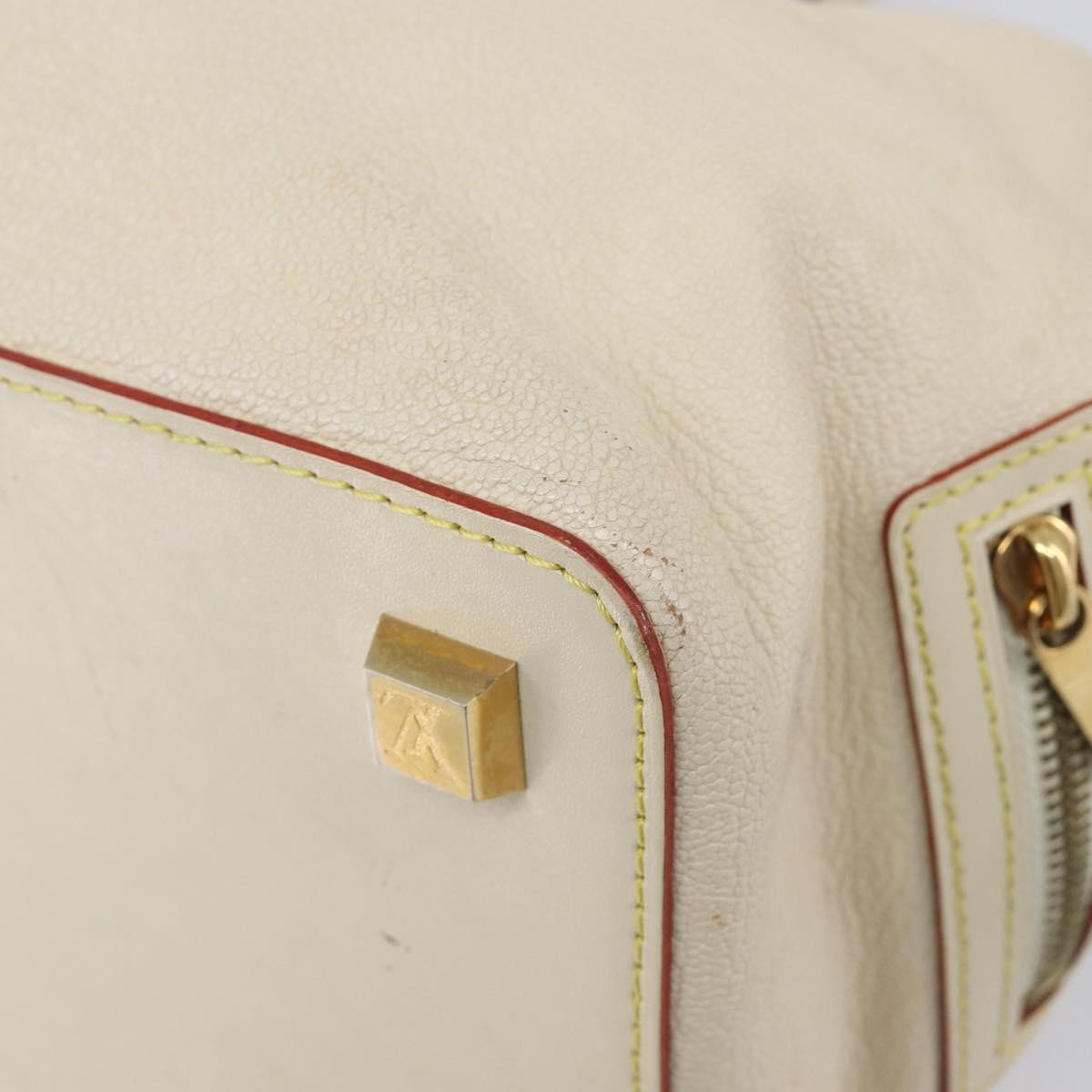 Louis Vuitton Suhali L'Ingenieux Leather, White, Leather, Handbag