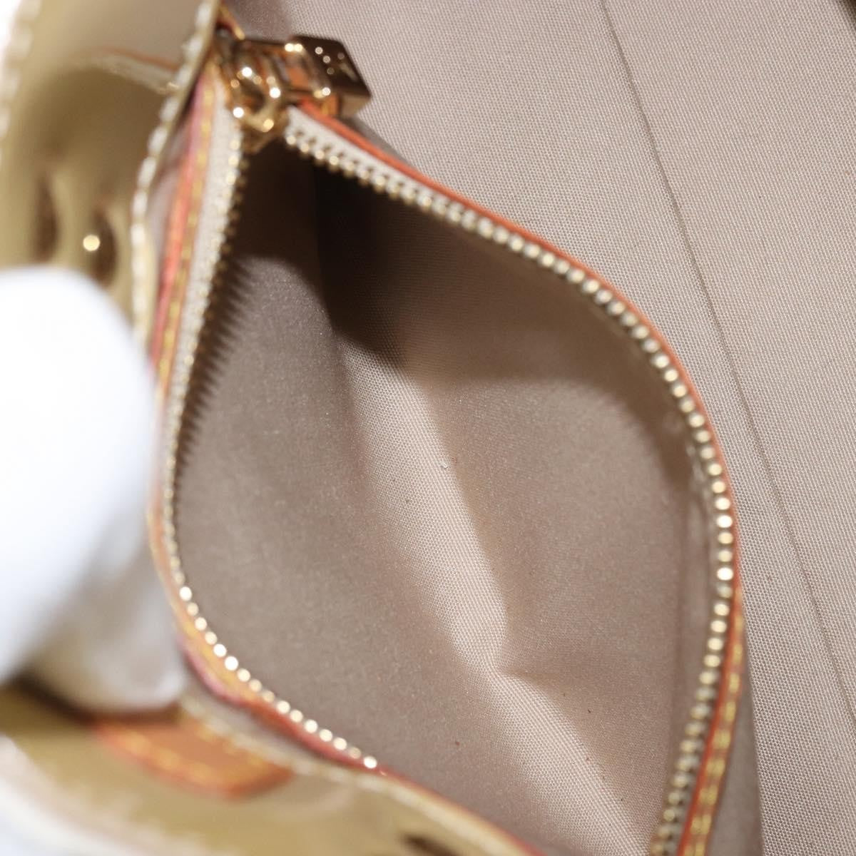 Louis Vuitton Reade Monogram Vernis, Beige, Patent Leather, Handbag