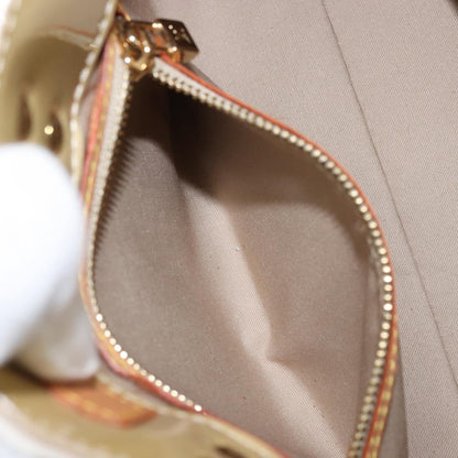 Louis Vuitton Reade Monogram Vernis, Beige, Patent Leather, Handbag