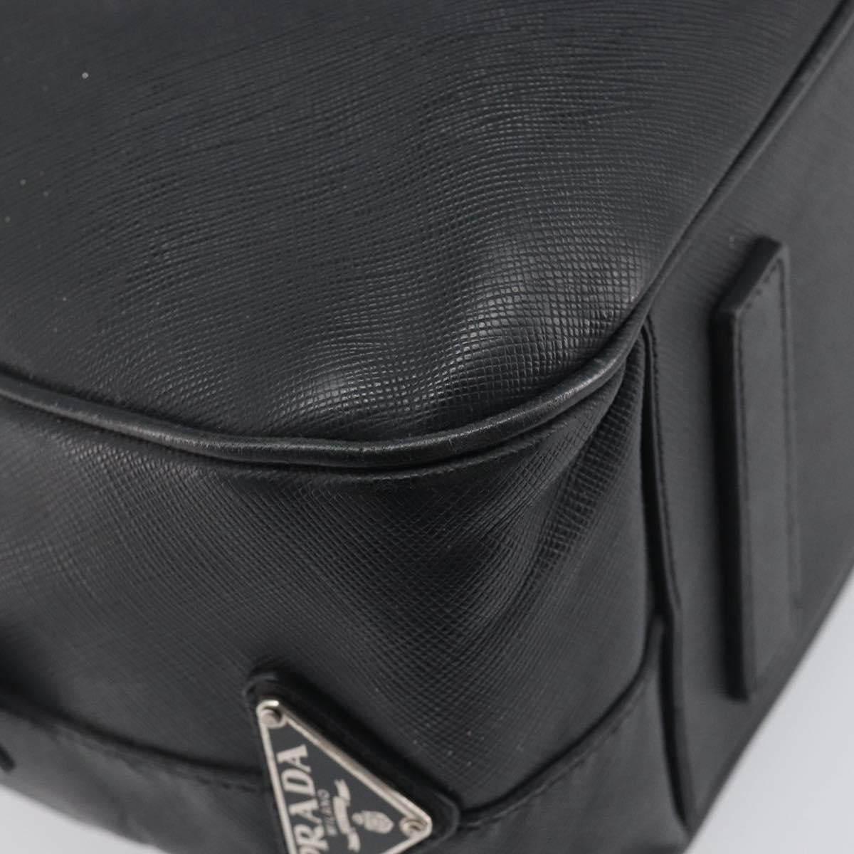 Prada Vintage Leather, Black, Leather, Handbag