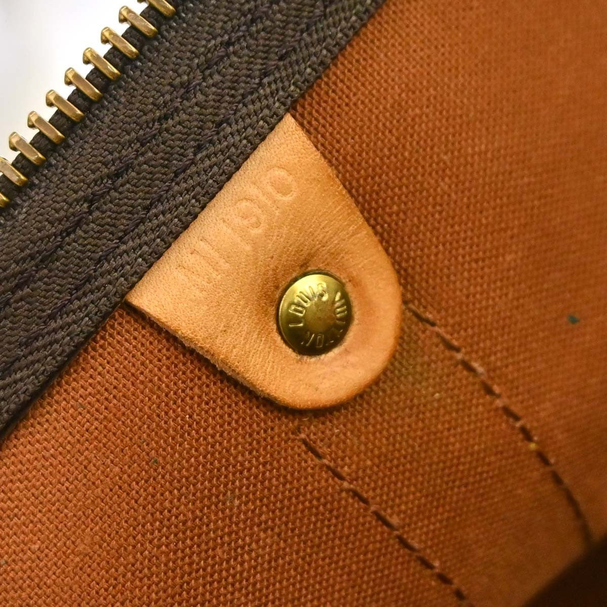 Louis Vuitton Keepall Monogram Canvas, Brown, Canvas, Travel Bag