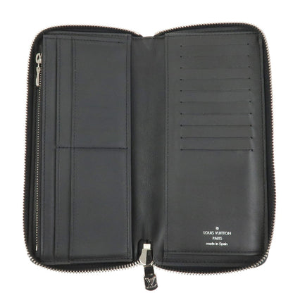 Louis Vuitton Zippy wallet vertical Leather, Black, Leather, Wallet