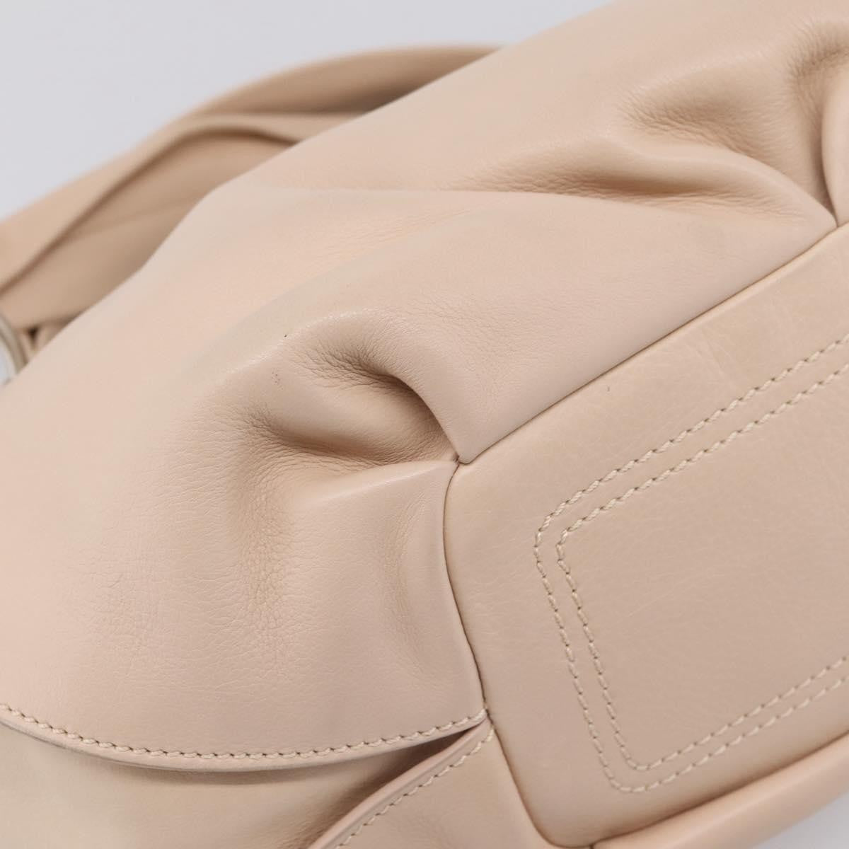 Celine Bittersweet Leather, Beige, Leather, Handbag