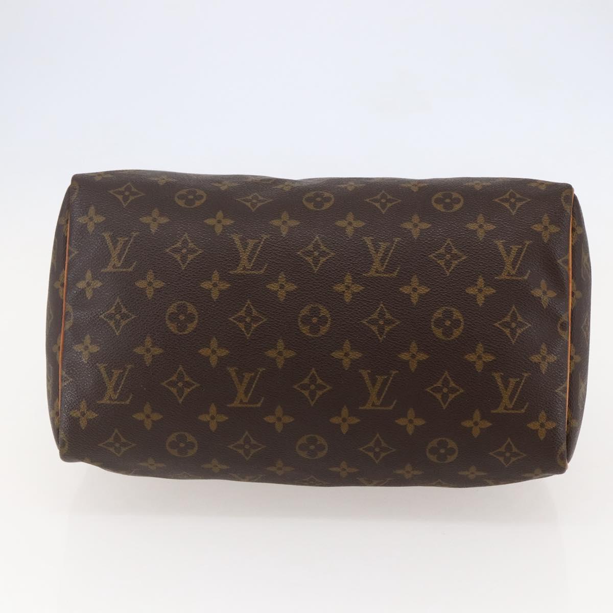 Louis Vuitton Speedy Handbag Monogram Canvas, BROWN, CANVAS, Handbag