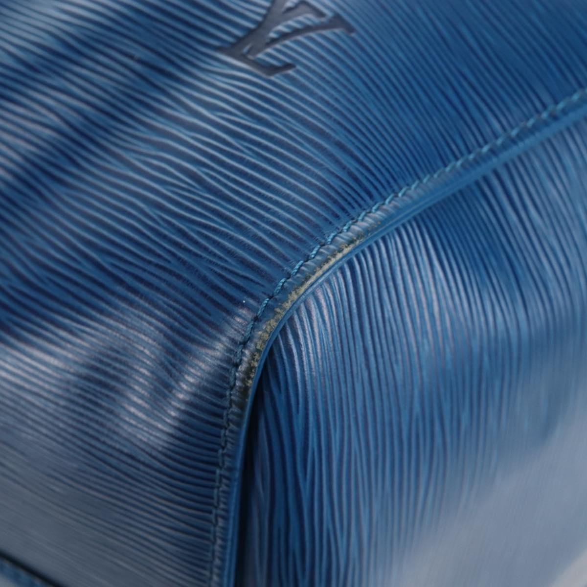 Louis Vuitton Keepall Epi Leather, Blue, Leather, Travel Bag