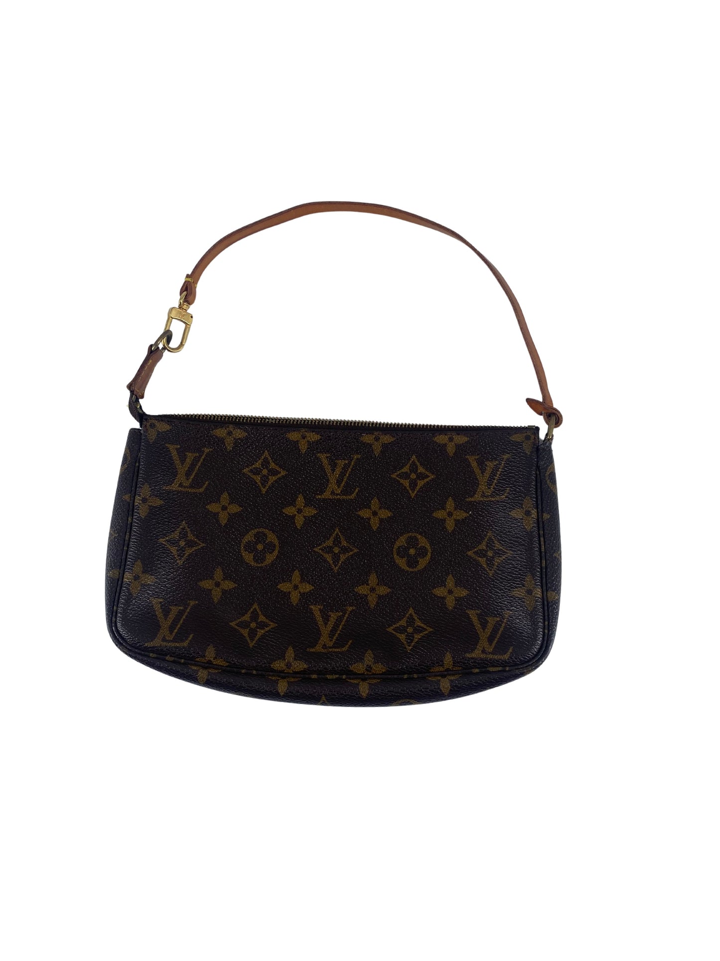 Louis Vuitton Pochette Accessoires Monogram Canvas, BROWN, CANVAS, Bag