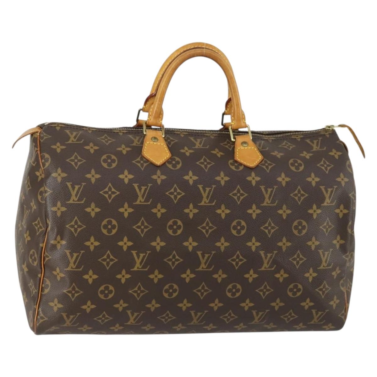 Louis Vuitton Speedy Bandouliere Bag Monogram Canvas, BROWN, CANVAS, Handbag