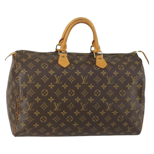 Louis Vuitton Speedy Bandouliere Bag Monogram Canvas, BROWN, CANVAS, Handbag